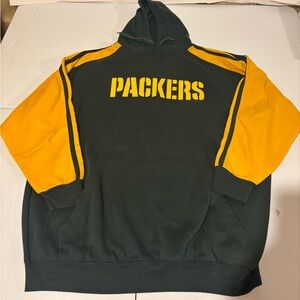 NFL Green Bay Packers Green Gold Pullover Hoodie Men’s Size 3XL